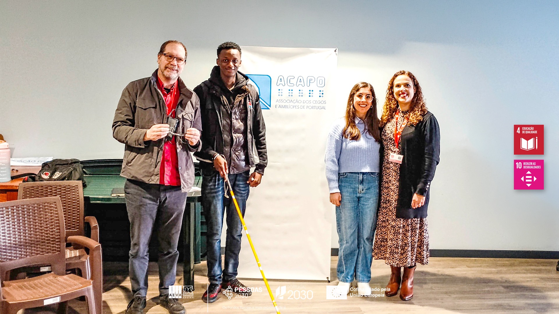 Concurso Escola Alerta realiza uma visita à ACAPO!