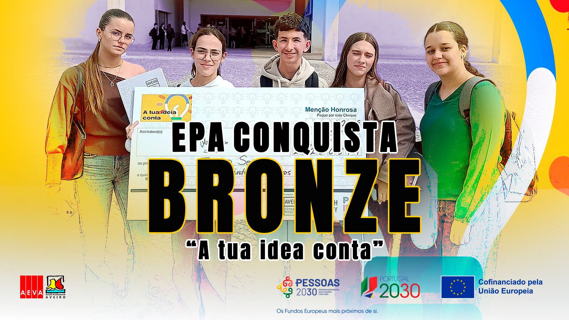 EPA CONQUISTA BRONZE NO CONCURSO ” A TUA IDEIA CONTA”